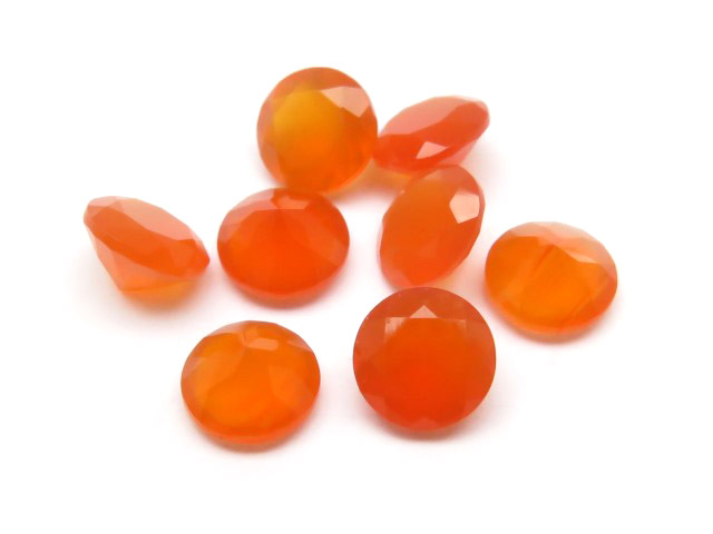 Carnelian Faceted Round ~ Various Sizes