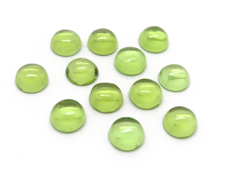 Peridot Round Cabochon ~ Various Sizes