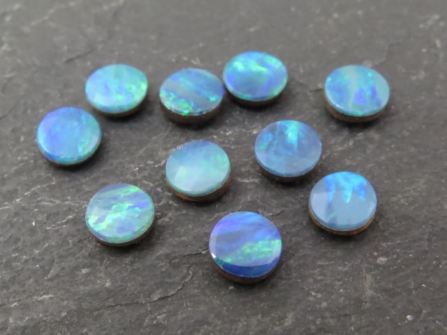 Australian Opal Round Doublet ~ Various Sizes